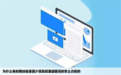 为什么有的网站收录很少但是权重却很高的怎么办到的