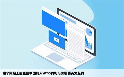 哪个网站上能查到中国加入WTO的利与弊啊要英文版的