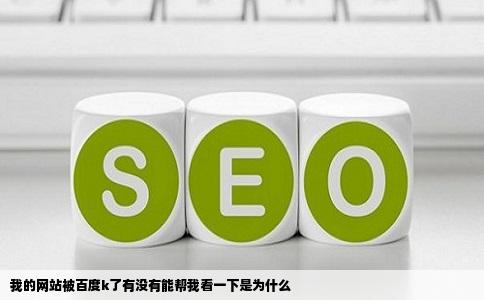 我的网站被百度k了有没有能帮我看一下是为什么