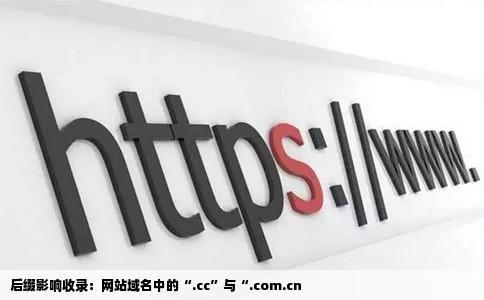 后缀影响收录：网站域名中的“.cc”与“.com.cn